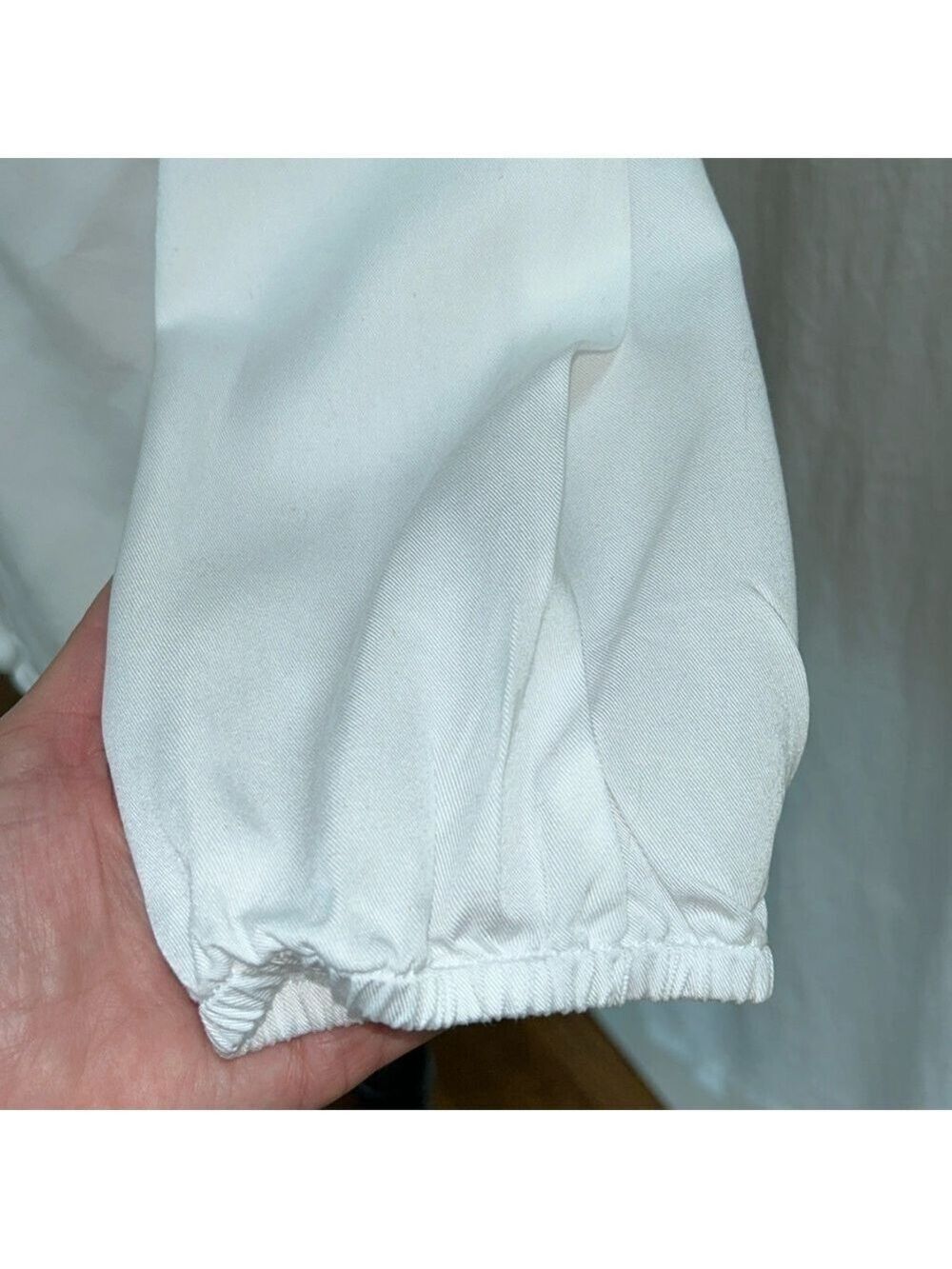 White House/Black Market: White, Tie Blouse: Size Small - Picture 5 of 9
